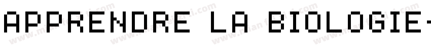 Apprendre la biologie字体转换